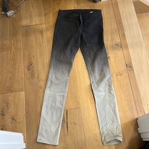 J BRAND ombré straight leg jeans